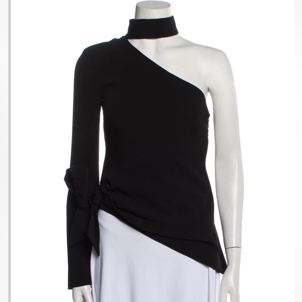 Cinq à Sept Briah One-Shoulder Tie-Side Top
